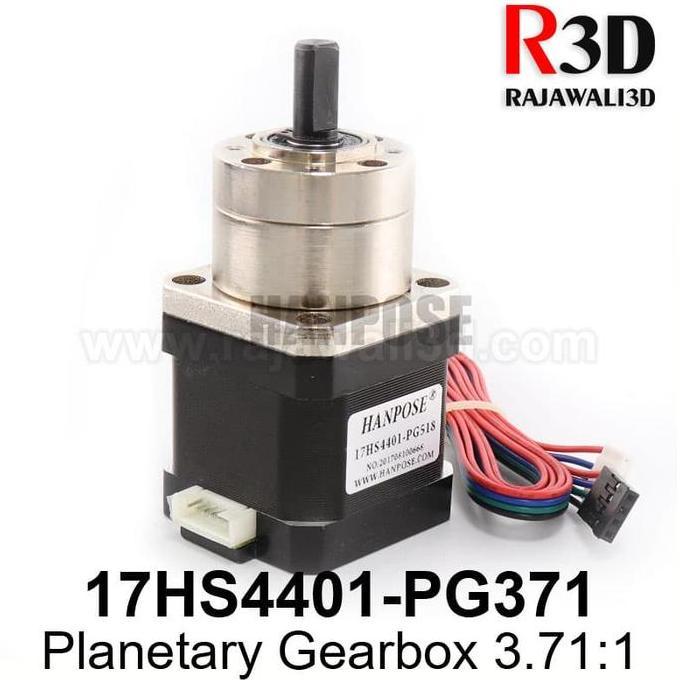 Nema 17 Stepper Motor 17HS4401+PG371 1.7A Planetary GearBox