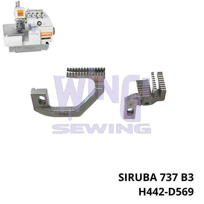 H442 D569 SIRUBA 737 Benang 3 Gigi Mesin Jahit Obras TYPICAL JACK SIMARU SHUNFA