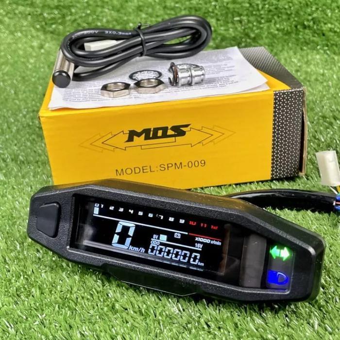 SPEEDOMETER DIGITAL MINI MODEL KTM XC SPIDO LED FULL INDIKATOR UNIVERSAL CB GL CRF KLX CUSTOM ORIGIN