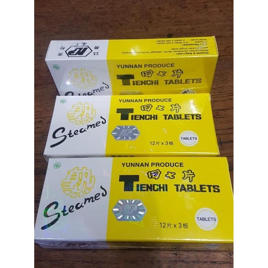 Tianchi / Tienchi Steamed (kuning) 36 tablet - Tinggi Badan Anak