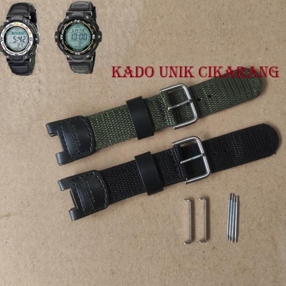 Tali Strap Nilon / Kanvas Untuk Jam Tangan Casio G-Shock  SGW-100 SGW-200 SGW-100-1V SGW-100-1VDF PA
