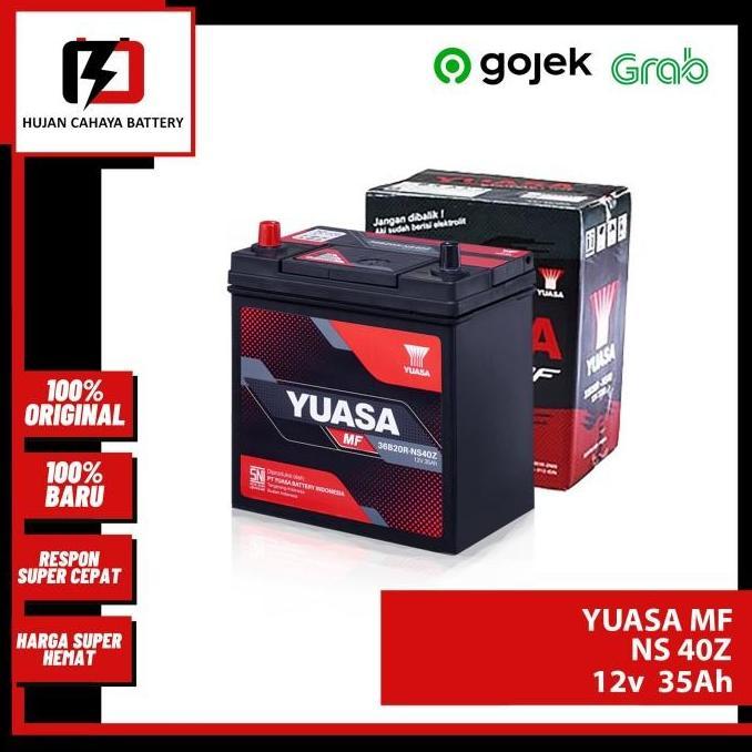 Aki Mobil YUASA MF NS40Z / NS-40-Z / NS 40 Z - Aki TOYOTA AGYA TRD