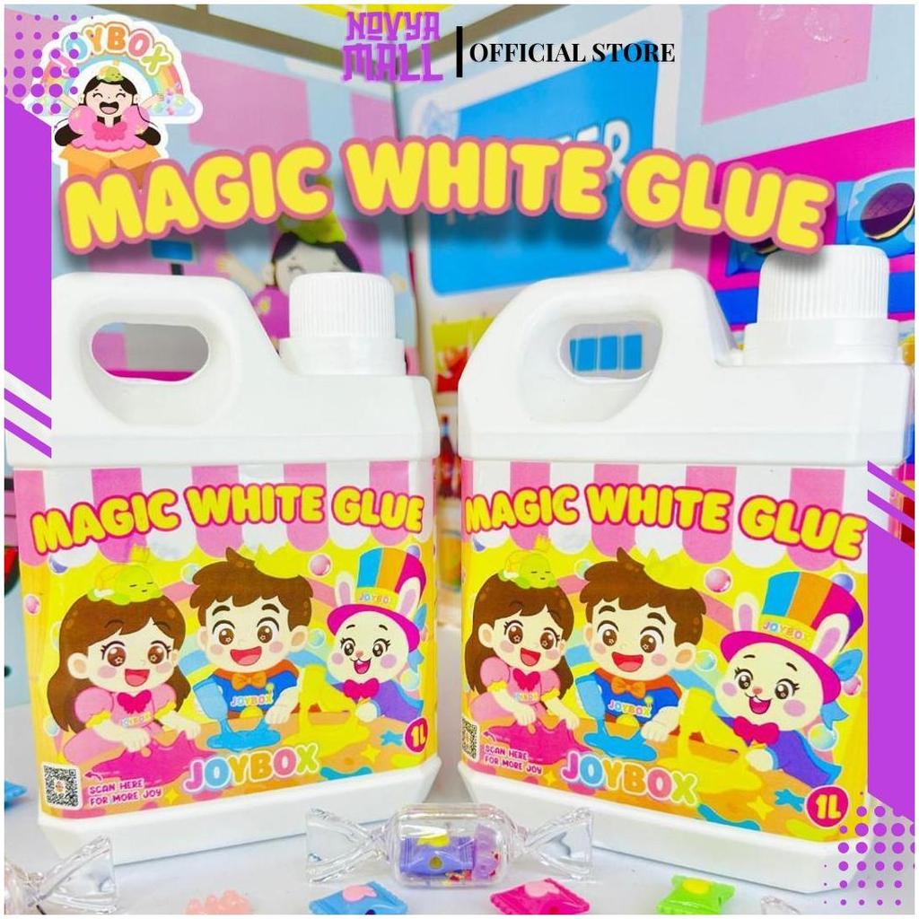 MAGIC WHITE GLUE & CLEAR GLUE 1 LITER | LEM PREMIUM SUPER JUMBOMagic Glue 1 Liter | White Glue & Cle
