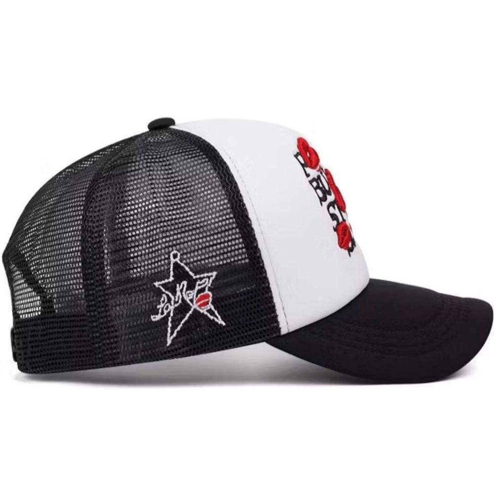 official termurah topi trucker original red lips embroidery baseball fashion summer net cap hat topi