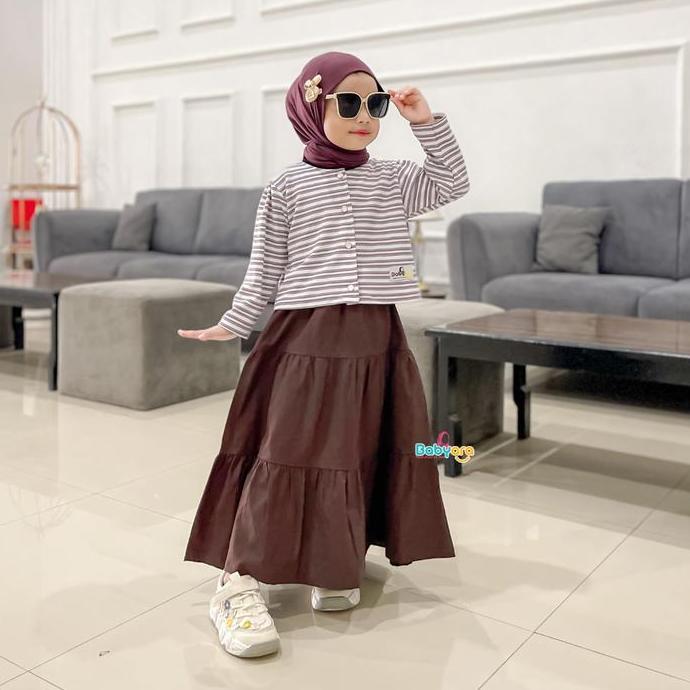 NEW HARUKA ONESET/PAKAIAN FASHION ANAK PEREMPUAN/SETELAN STELAN ANAK PEREMPUAN/CARDIGAN KARDIGAN ANA