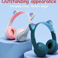 new product headphone headset wireless bluetooth p47 m - cat ear mz 47