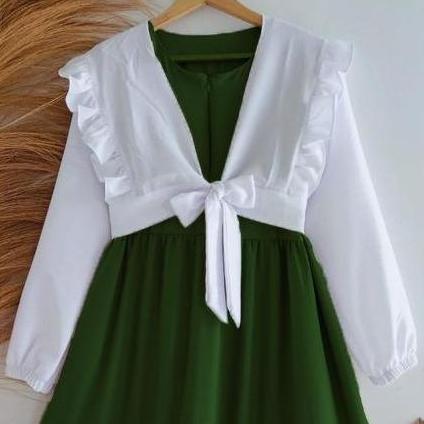 NEW GAMIS ANAK WANITA REMAJA TANGGUNG TERBARU SHAKILA DRESS SET 2IN1 SETELAN MUSLIM WANITA TERBARU O