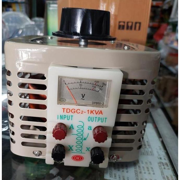 HARGA DISC - Transformer Slide regulator OKI 1000 VA 1000W TDGC2-1KVA