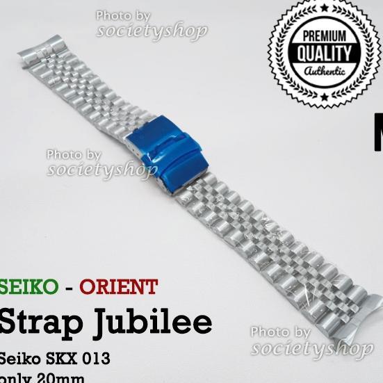 Jubilee STRAP Rantai Jam Tangan Seiko Skx 013 skx13 Watch 20mm tali 20 ready