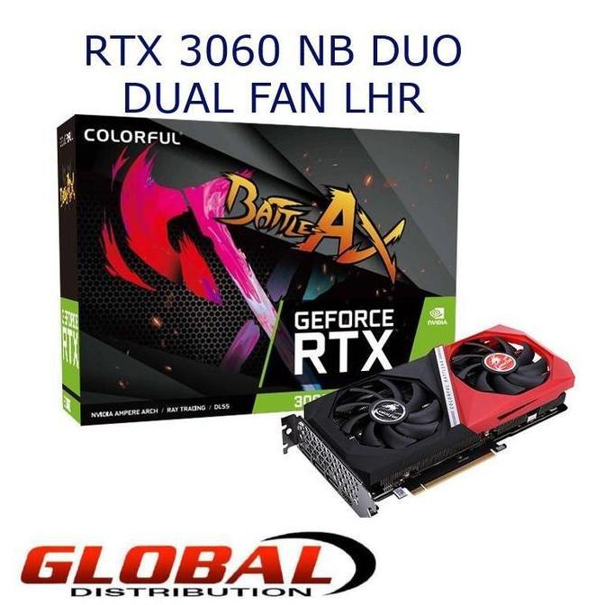 NEW Vga Colorful RTX 3060 NB Duo 12Gb - Colorful Geforce RTX 3060 12GB