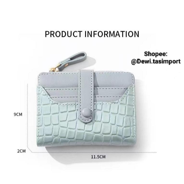 recommended (import korea) dompet lipat wanita dompet kecil wanita dompet mini wanita dompet kartu w