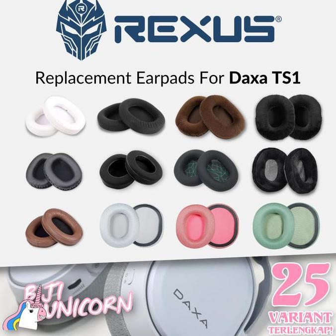NEW EARCUP/EARPAD/EAR CUSHION REXUS HEADSET GAMING WIRELESS DAXA TS1 BUSA ORI