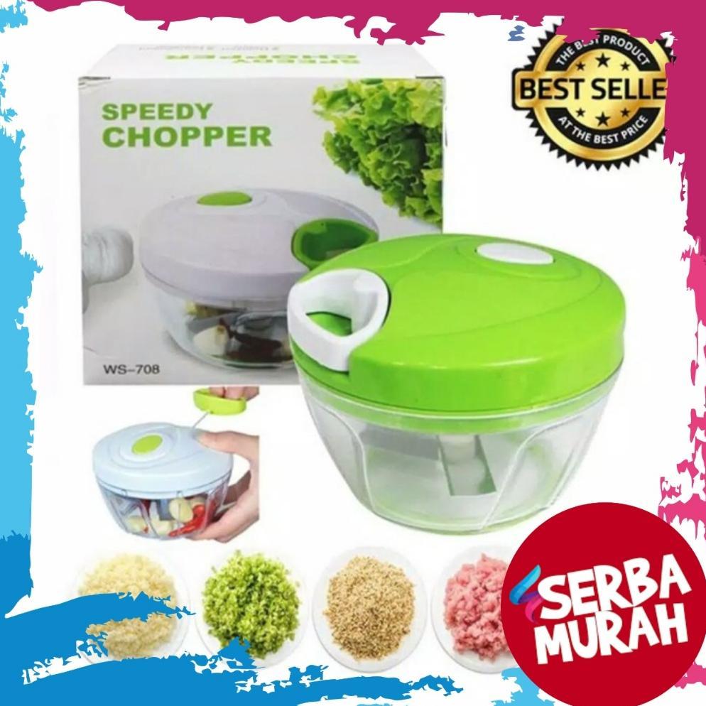 TERBARU SPEEDY COPER BAWANG TARIK BESAR CHOPPER BLENDER MANUAL ALAT DAPUR SAYUR PENGHANCUR BUMBU