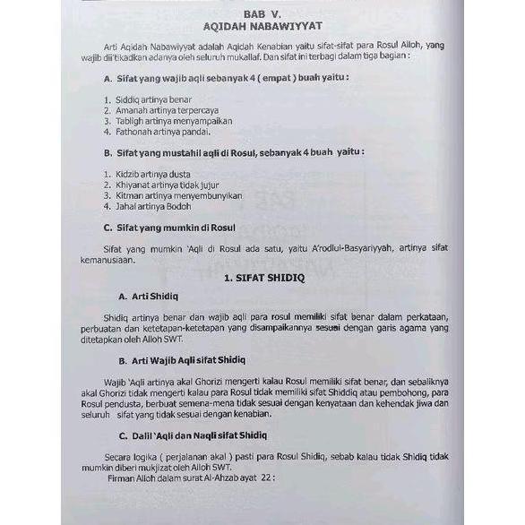 AQIDAH ISLAMIYAH BAHASA INDONESIA, PEMBAHASAN AQIDAH AKIDAH ISLAMIYAH ISLAMI