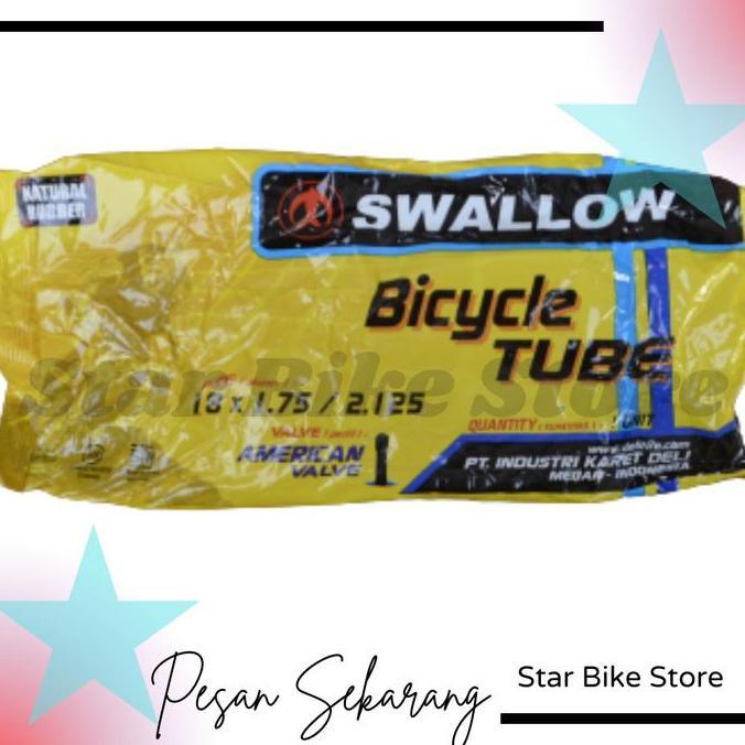 Ban dalam sepeda anak ukuran 18 inch swallow