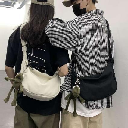 Promo Murah Tas Selempang Bahu Pria Cowo Wanita Keren Sikle Canvas Bag Tas Selempang Kanvas Sling Ba