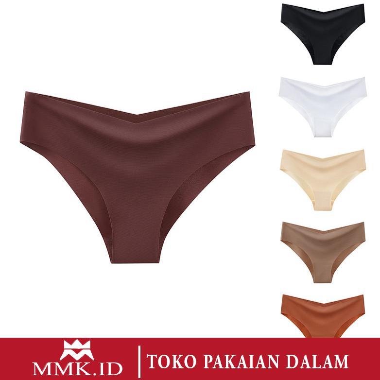 Exclusive Celana Dalam Tanpa Jahitan Sexy Wanita Cd Seamleess V Shape Under Wear New