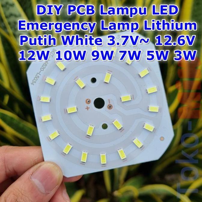 Modul Led 5050 5730 Putih Pcb Alunium 1W 3W 5W 7W 9W 10W 12W 3V-12V