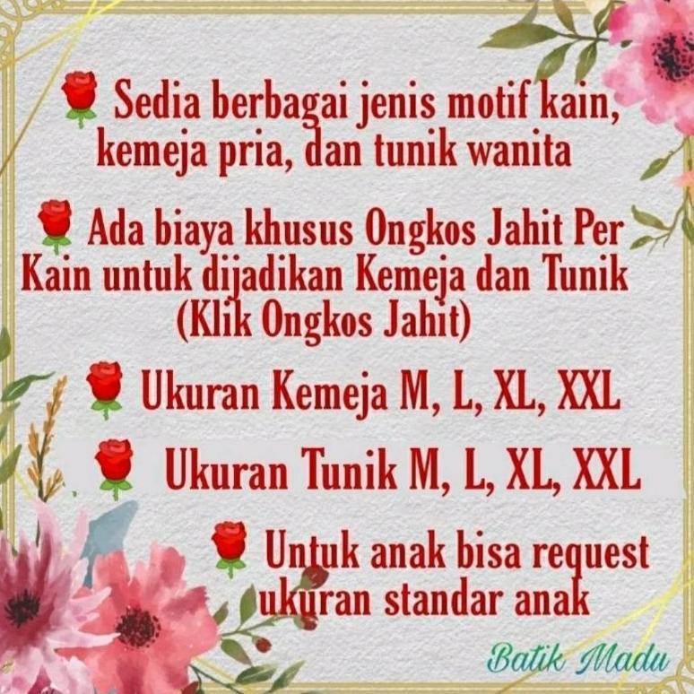 NEW PRODUCT 12 MOTIF TUNIK / TUNIK BATIK FULL TRIKOT FREE MASKER / DRESS WANITA / BLOUSE WANITA / AT