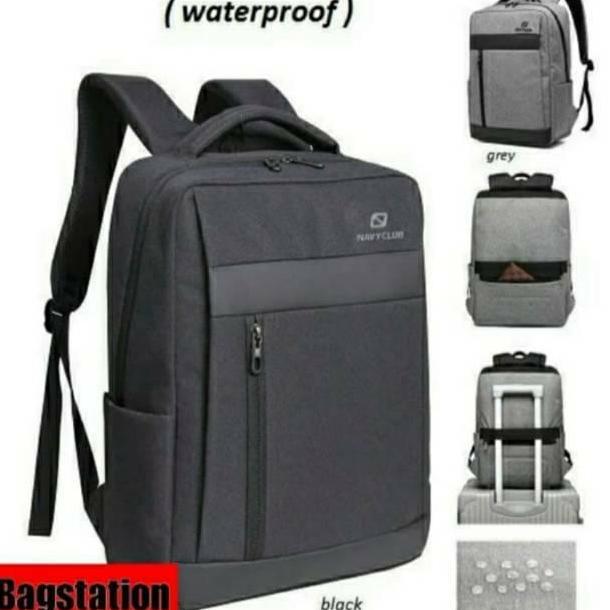 BACKPACK NAVY CLUB ORI TAS RANSEL LAPTOP SEKOLAH KULIAH KERJA TRAVEL