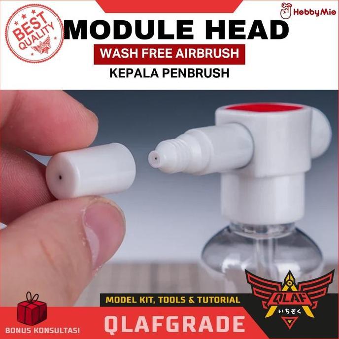 WASH FREE AirBrush MODULE HEAD Hobby mio Clean Free AirBrush - penbrush spray kepala cat anti ribet