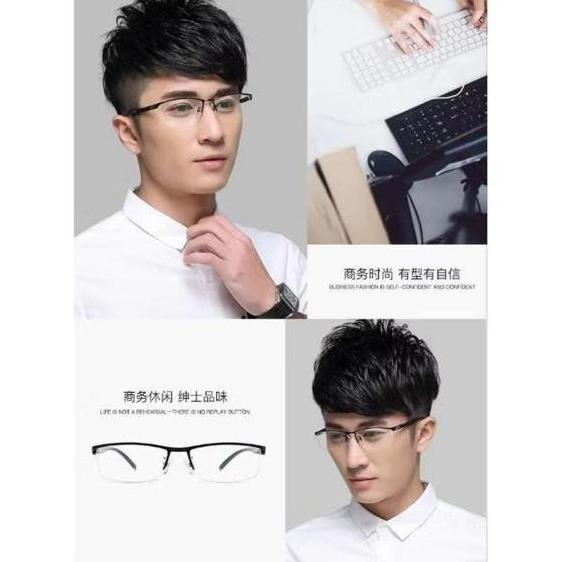 Sale Kacamata Baca Dan Jalan Lensa Plus Progresif Photocromic Original Optik Frame Hal Frame Titaniu