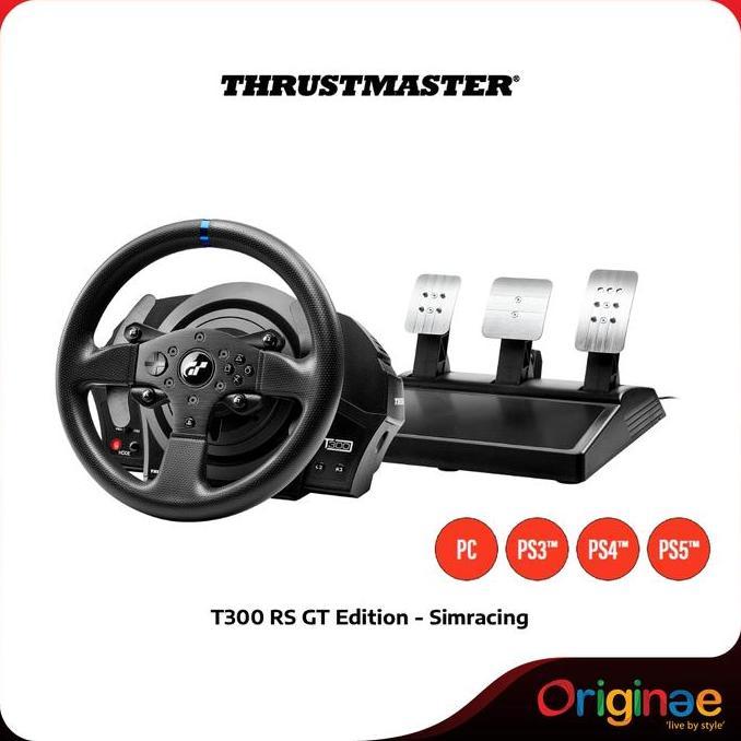 Thrustmaster T300 RS GT Edition SimRacing Steering Wheel for PS4, PS5, PC - Racing Simulator
