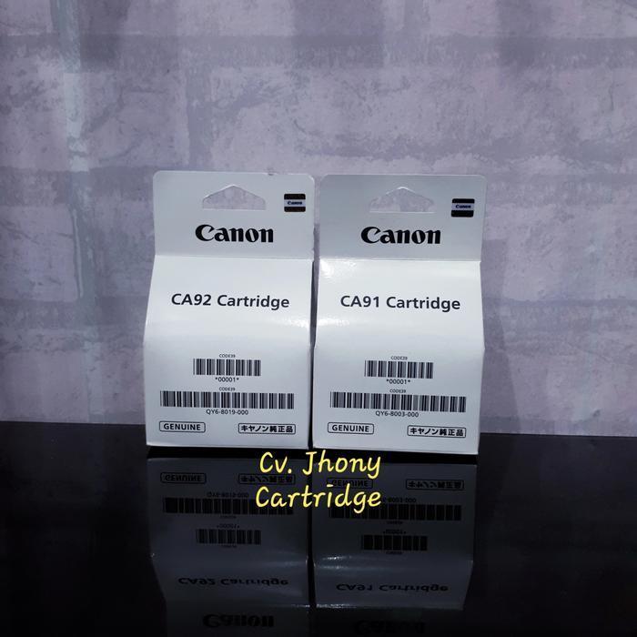 Cartridge Print Head / Printhead Canon Ca91 Hitam Ca92 Warna Colour New Stok