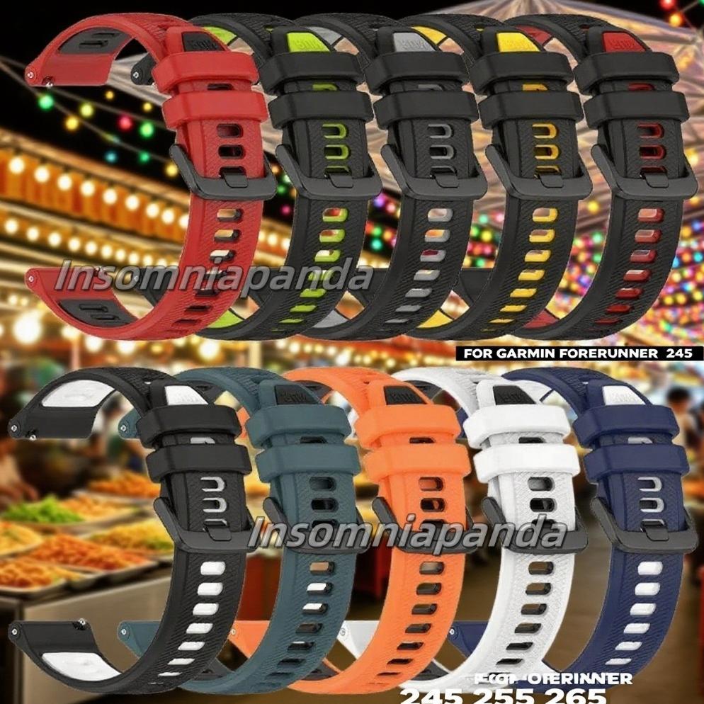 Original Insomniapanda Strap For  20Mm/22Mm Tali Jam For Garmin Forerunner55/165/ 245 265 645 570 97