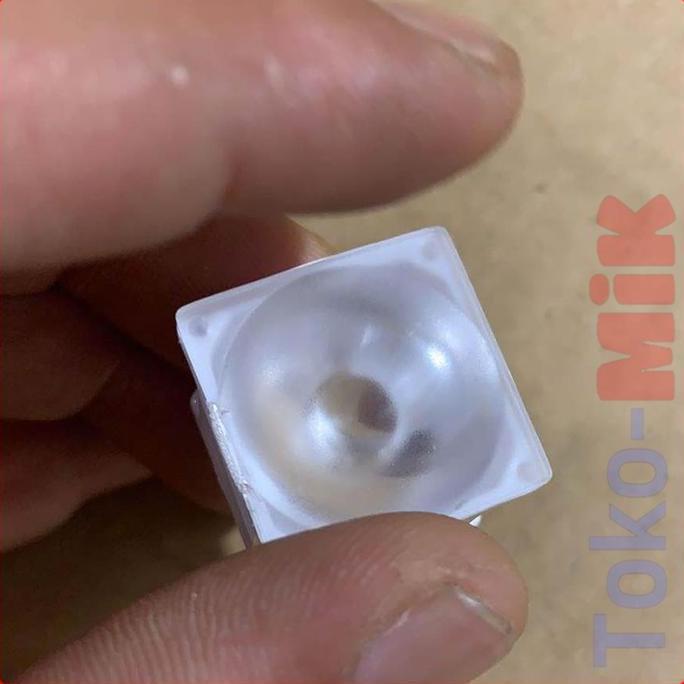 diy lensa led smd hpl kaca led cahaya fokus seperti lampu downlight