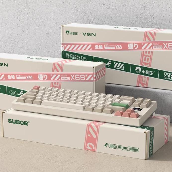 VGN x SUBOR X68 Oled Mechanical Keyboard 65%