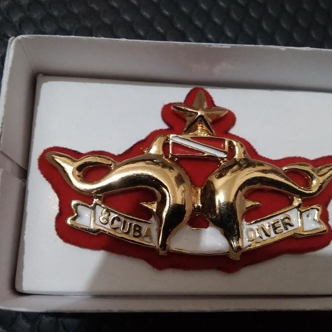 brevet wing pin scuba diver