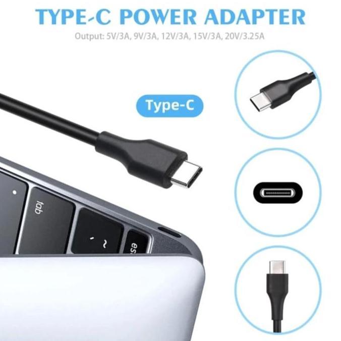 Adaptor Charger Laptop Acer Spin 3 SP313 SP313-51N Type C 65W
