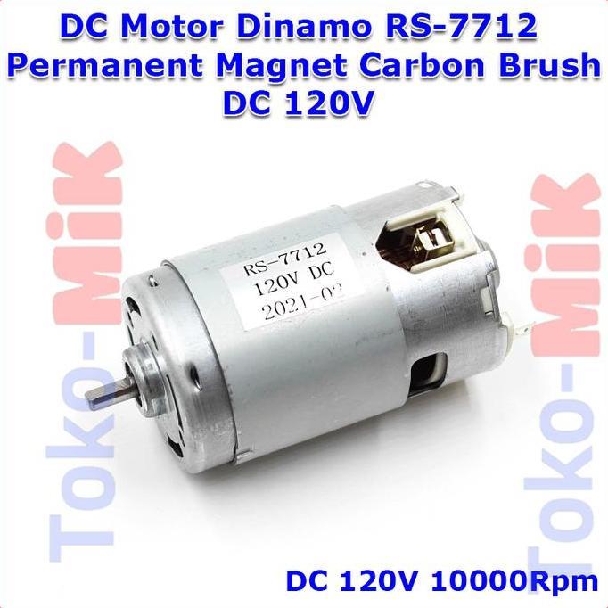 Diy Dc Motor Dinamo Rs-7712 Dc 120V Kecepatan Tinggi Torsi Besar