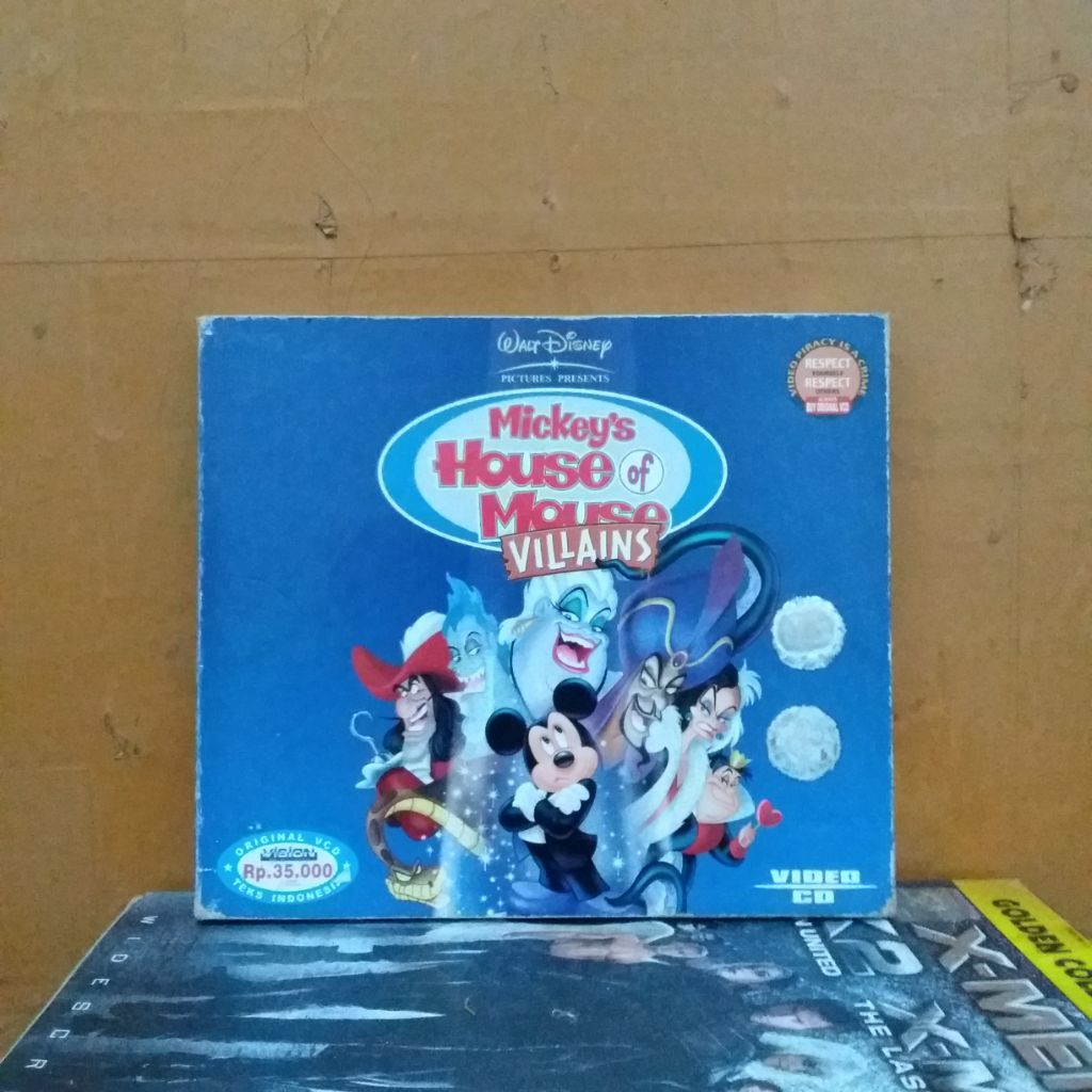 VCD ORIGINAL FILM MICKEY'S HOUSE OF MOUSE VILLAINS
