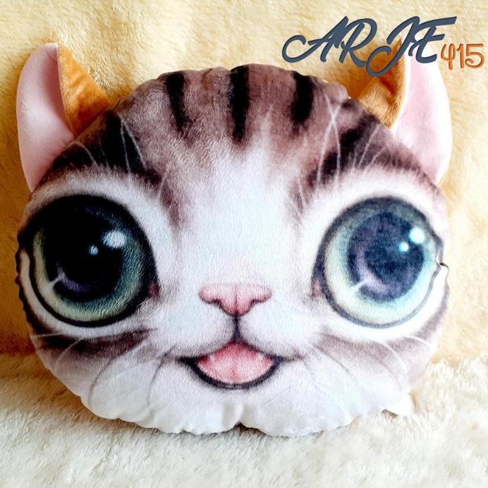 Bantal Kucing, Bantal Kepala Kucing, Cat Cushion