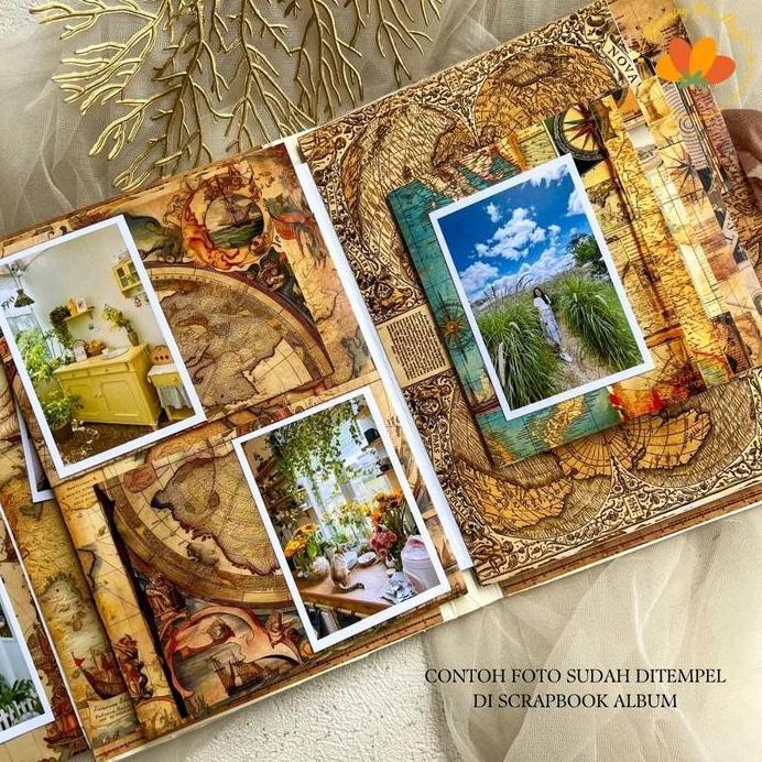 Scrapbook Album custom kartu ucapan album foto kado anniversary ulangtahun graduation