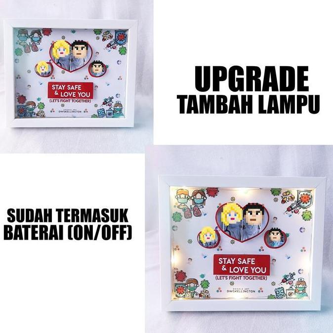 Upgrade Lampu pada Bingkai Pop Up Frame