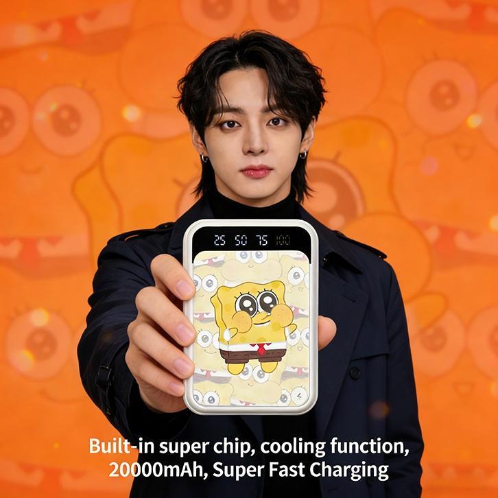 Terbaru Lentiven Powerbank 20000Mah Cute Mini Kartun Fast Charging