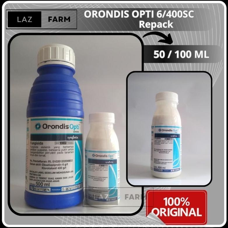 Promo Cod Fungisida Orondis Opti 6/400Sc 50/100 Ml Kemasan Repack Ekonimis Original Syngenta ><