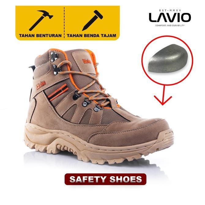 Sepatu Safety Ujung Besi Lavio Geneva Hh Orinal Shoes Pria