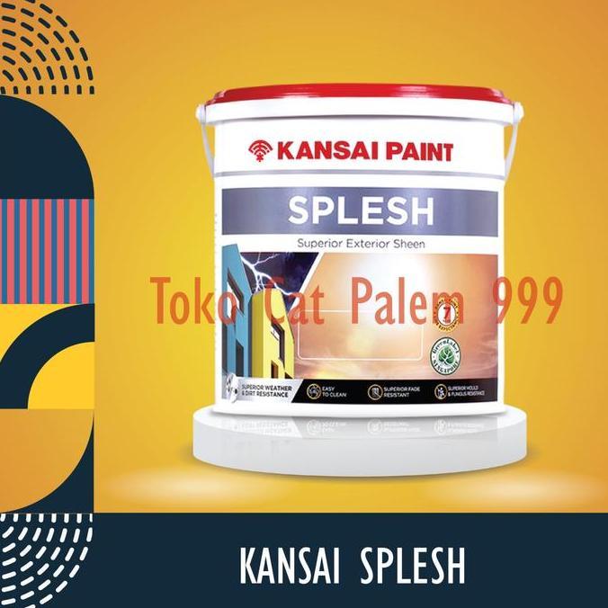 KANSAI PAINT SPLESH 20L PAIL CAT TINTING / Warna Putih EXTERIOR Galon