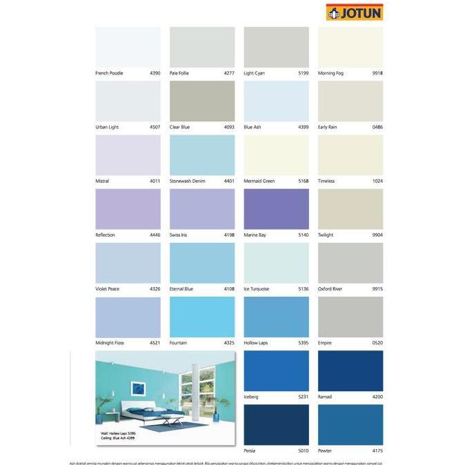 Cat Tembok Interior Jotun Jotaplast Tinting ( Request Warna) 25KG