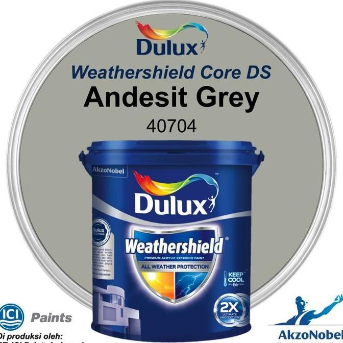 CAT DULUX WEATHERSHIELD 20 LT - ANDESIT GREY 40704