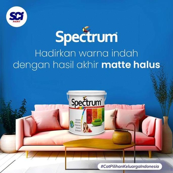 Spectrum Cat Tembok Interior dan Eksterior 18.9 Liter