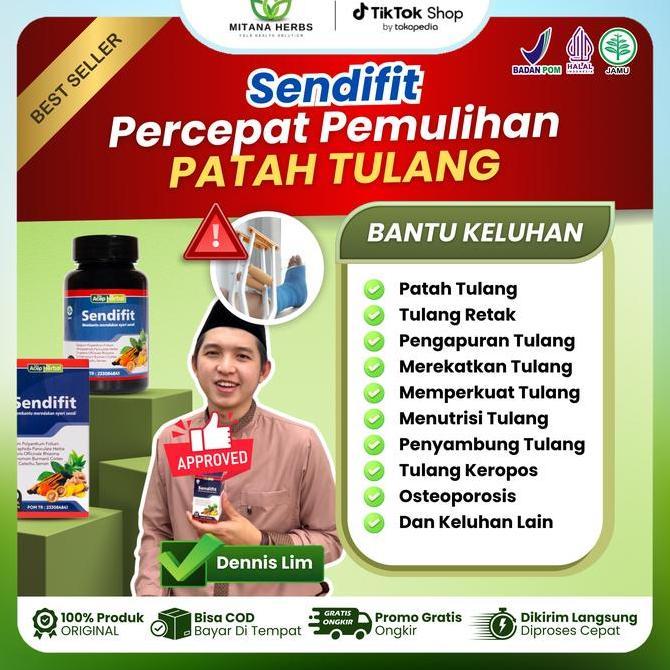 Lansungkirim- Sendifit - Patah Tulang, Tulang Retak, Penyambung Tulang Retak, Tulang Keropos, Osteop
