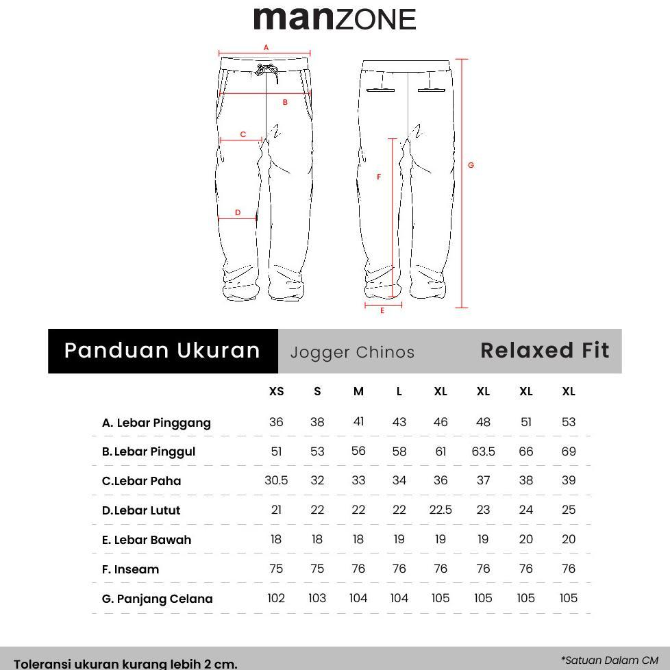 MANZONE - Celana Panjang Active Pria Salvadore - Burgundy