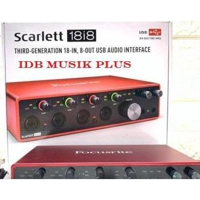 Soundcard Recording Focusrite Scarlett 18i8 3Rd Gen Original Focusrite