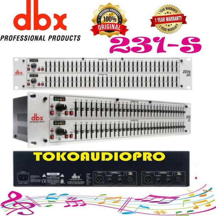 DBX 231S Stereo Graphic Equalizer Original dbx231S