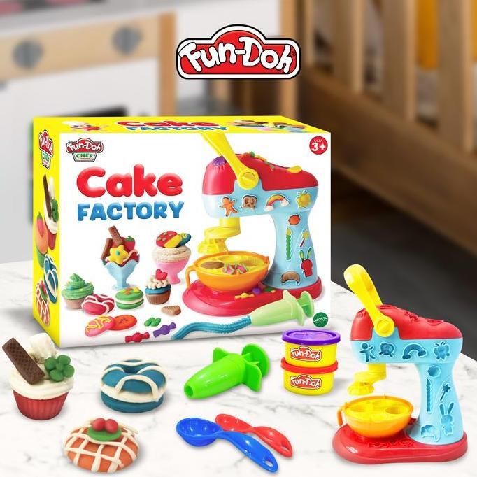 Promo Fundoh Cake Factory - Mainan Anak - Mainan Lilin - Mainan Edukasi